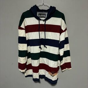 Latte vintage NWT Striped Hoodie Shirt womens size 20 W